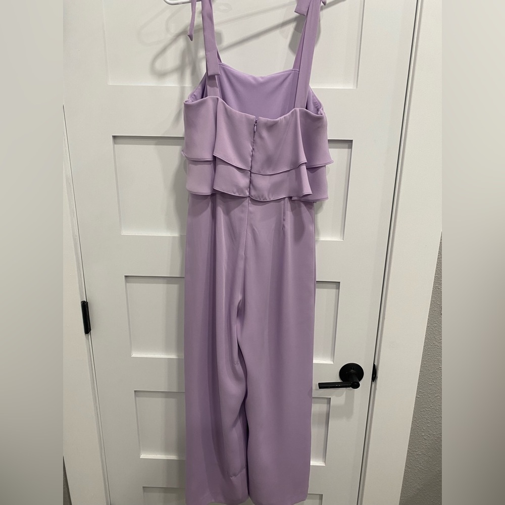 This is a Gianni Bini lilac jumpsuit in a size 2